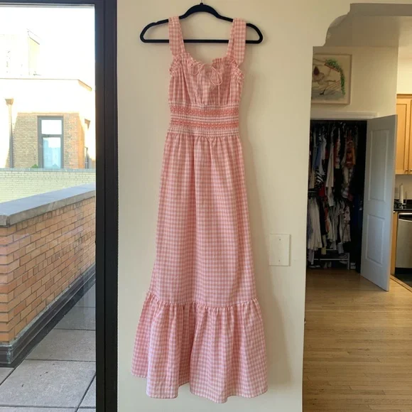 The Fifth Label Pink Gingham Dress - Picture 3 of 7